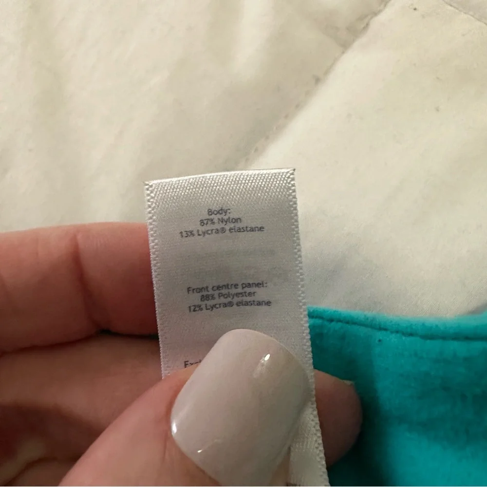 Ivivva Perfect Your Practice Jacket Teal Girl’s Size 10 Full Zip *Flawed